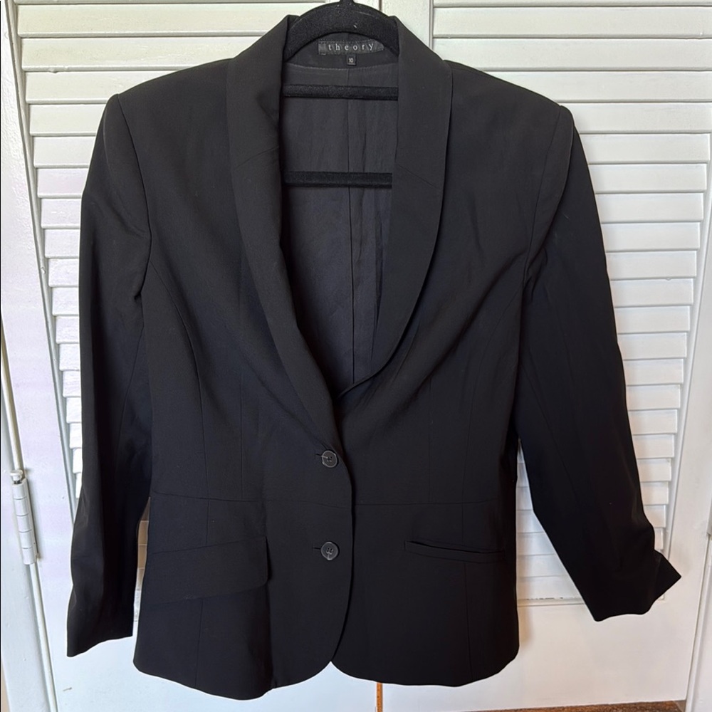 Theory Black Blazer